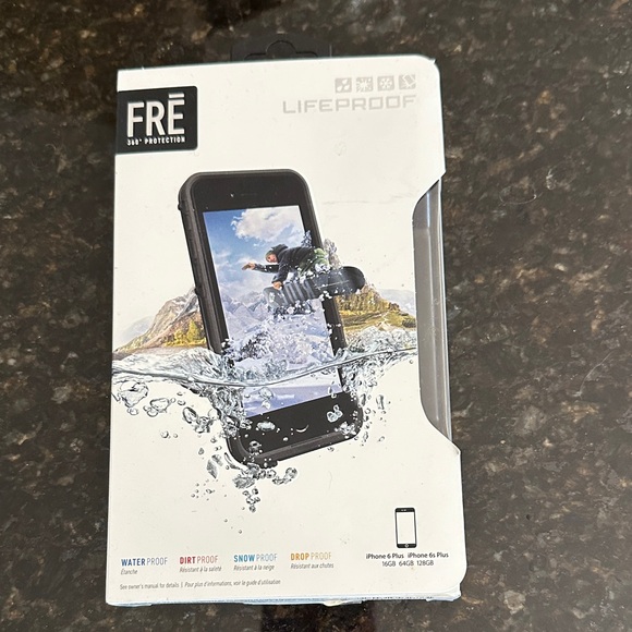 LifeProof FRE Case for iPhone 6 Plus - Black - Picture 1 of 5